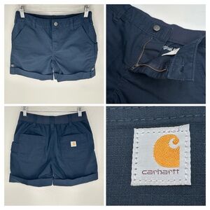 Carhartt Navy Blue Rip Stop Rugged Flex Original Fit Shorts‎ Size 2 Outdoor 27x5